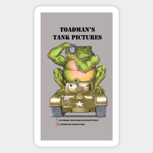 Toadman's Tank Pictures logo blk-txt Magnet